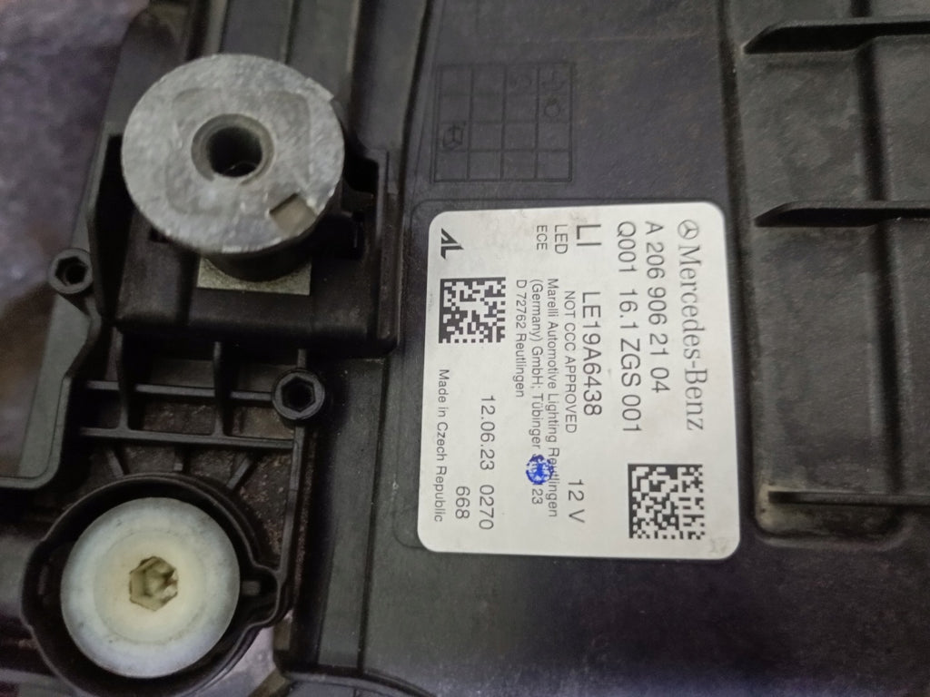 Frontscheinwerfer Mercedes-Benz W206 A2069062104 LED Links Headlight SCH9951316639zn