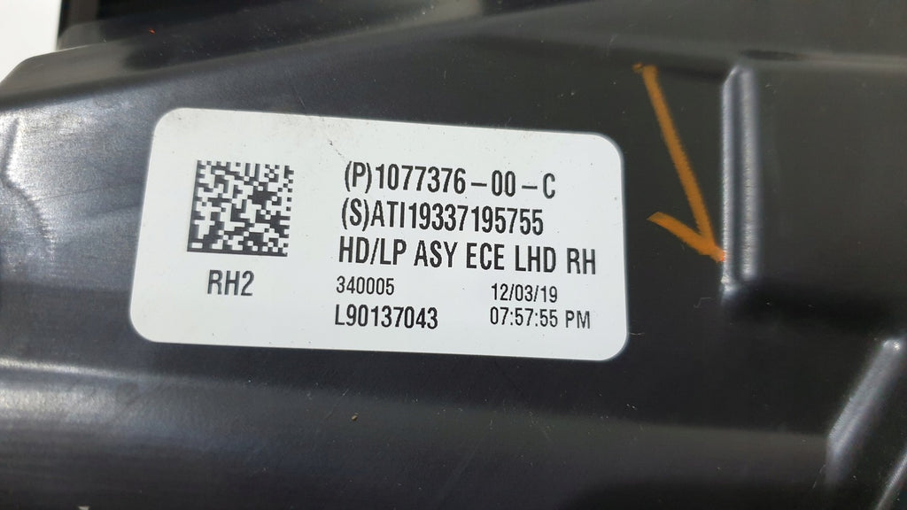 Frontscheinwerfer Tesla 3 1077376-00-C LED Rechts Scheinwerfer Headlight