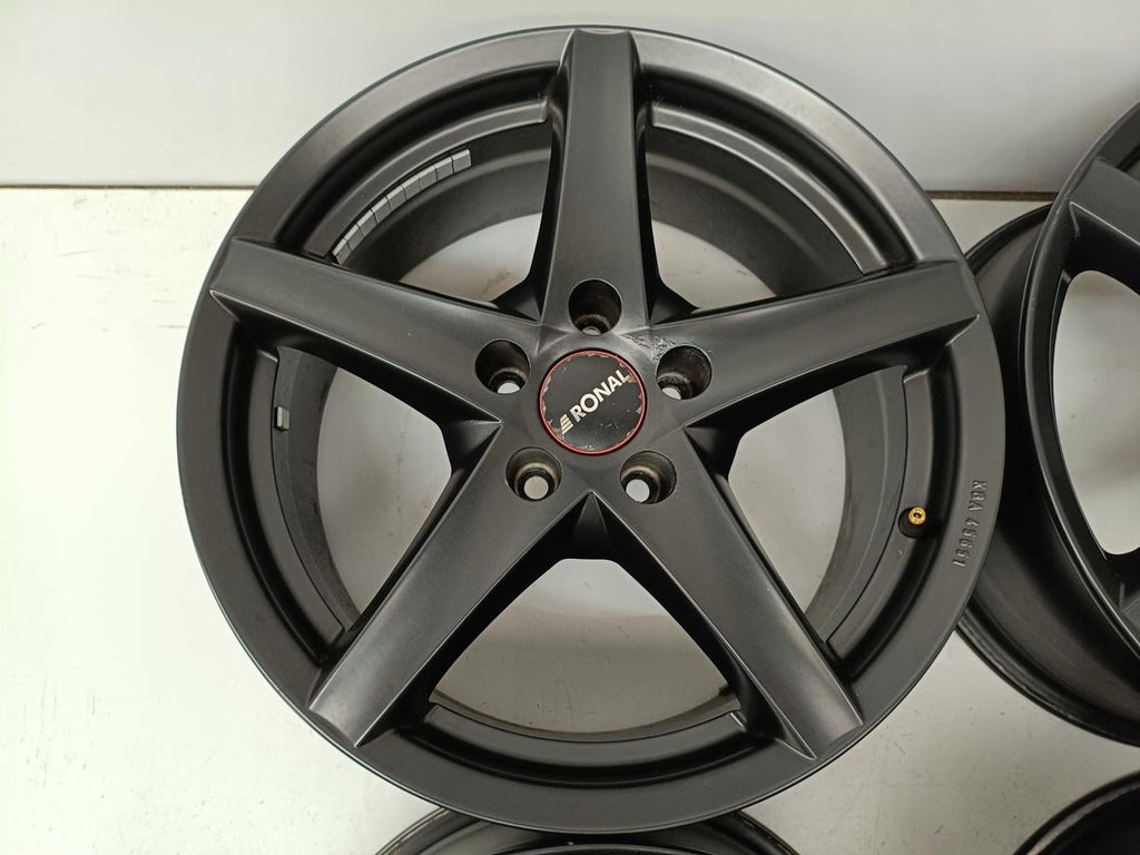 4x Alufelge 17 Zoll 8.0" 5x112 48ET Schwarz Audi I Rim Wheel FEL2406279908ie
