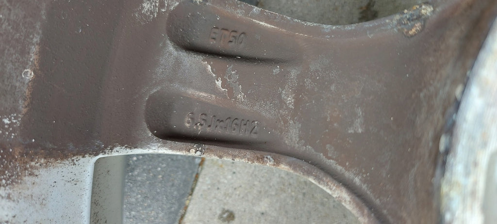 1x Alufelge 16 Zoll 6.5" 5x112 50ET IZ0601025A Skoda Octavia Ii Rim Wheel