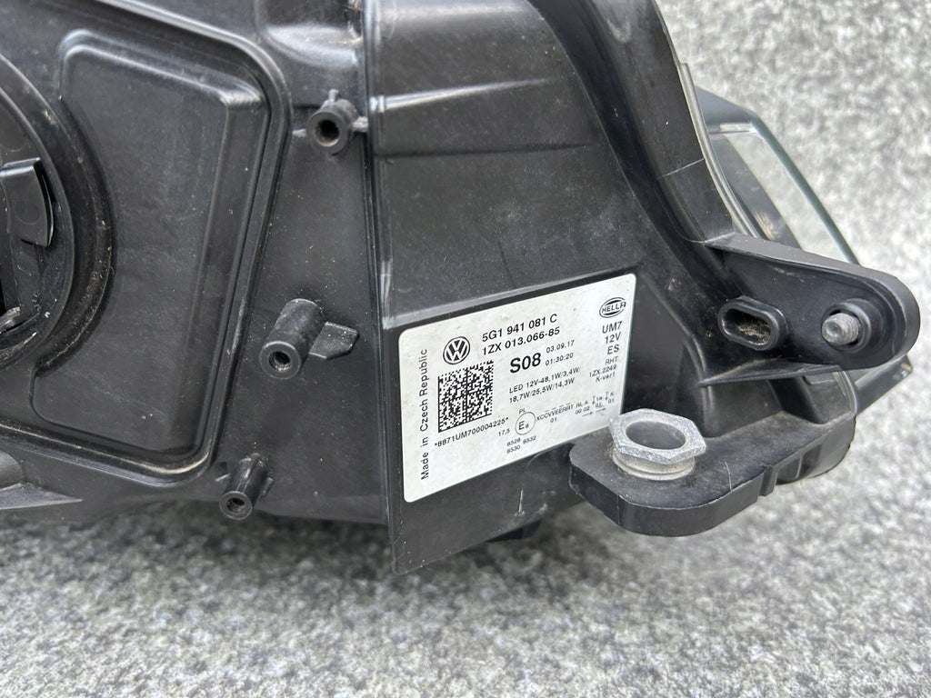 Frontscheinwerfer VW Golf VII 5G1941081C Full LED Links Scheinwerfer Headlight SCH9420229231pa