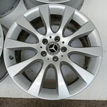 Load image into Gallery viewer, 4x Alufelge 18 Zoll 8.0" 5x112 56ET Glanz Silber A1664010602 Mercedes-Benz FEL1964568188rh