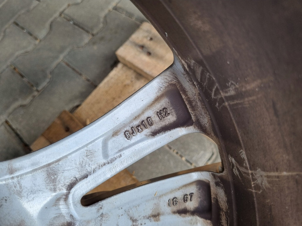 1x Alufelge 18 Zoll 8.0" 5x112 57ET Matt 6855093 BMW 2 F45 F46 Rim Wheel