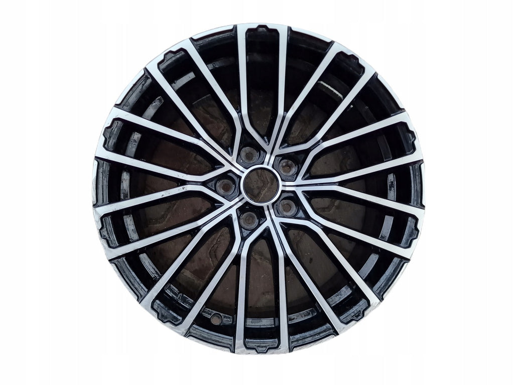 1x Alufelge 18 Zoll 7.0" 5x114.3 29ET Glanz Schwarz 6020018785 Alpine Grand