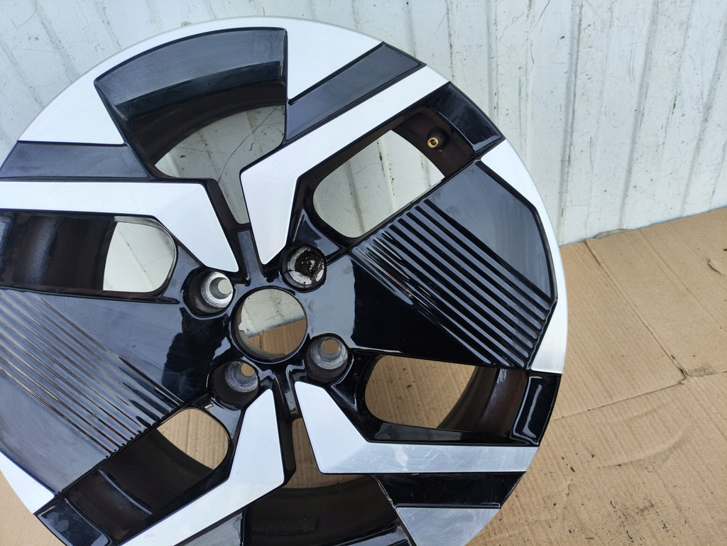 1x Alufelge 17 Zoll 6.5" 4x100 32ET Glanz Schwarz 9849269080 Peugeot 208 FEL3534403007tz