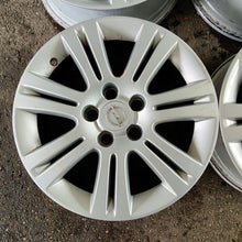 Load image into Gallery viewer, 4x Alufelge 16 Zoll 6.5" 5x110 39ET Glanz Silber Opel Rim Wheel FEL1507553961ay