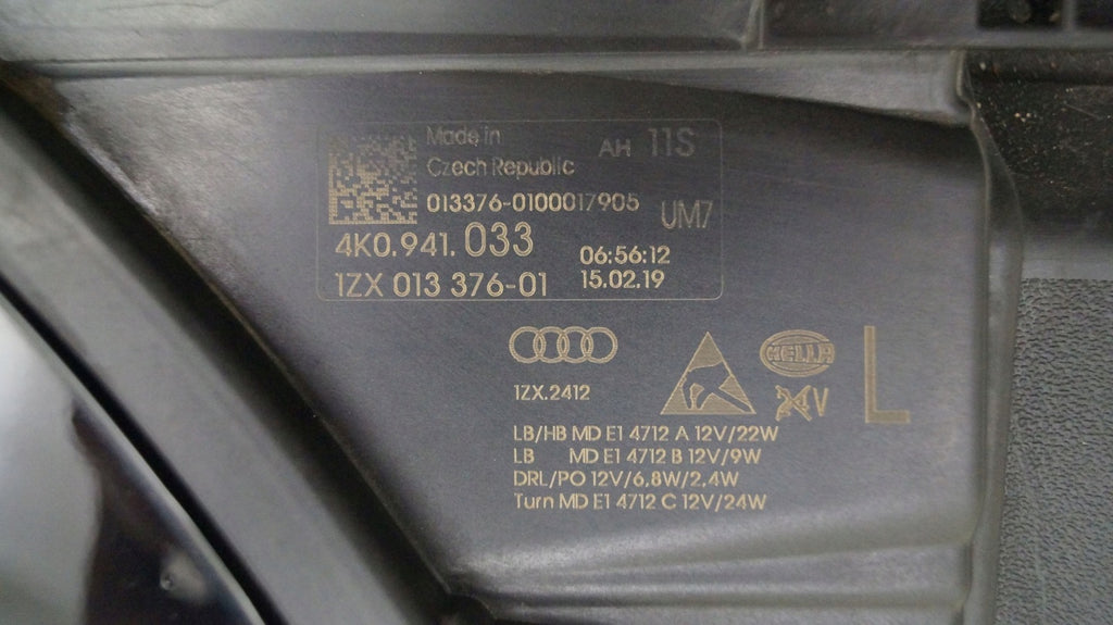 Frontscheinwerfer Audi A6 C8 4K0941033 LED Links Scheinwerfer Headlight