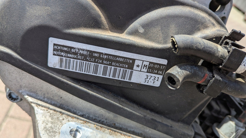 Motor Skoda VW Fabia III CJZC 1.2 TSI 90PS 66kW 118TKm Diesel Engine Unkomplett