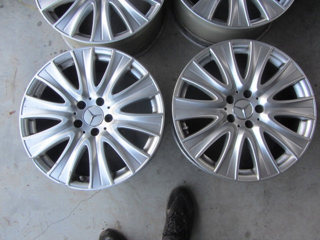 4x Alufelge 18 Zoll 8.0" 5x112 41ET Glanz Silber A2224010902 Mercedes-Benz FEL7274185206br