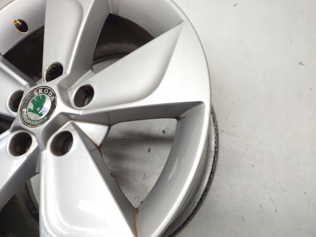 1x Alufelge 16 Zoll 7.0" 5x112 45ET Glanz Silber 5L0601025E Seat I Yeti 5l FEL5317397592gk