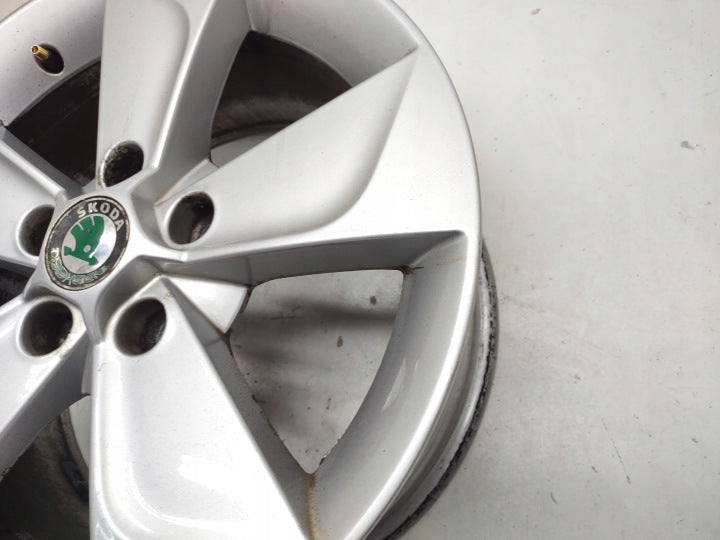 1x Alufelge 16 Zoll 7.0" 5x112 45ET Glanz Silber 5L0601025E Seat I Yeti 5l FEL5317397592gk