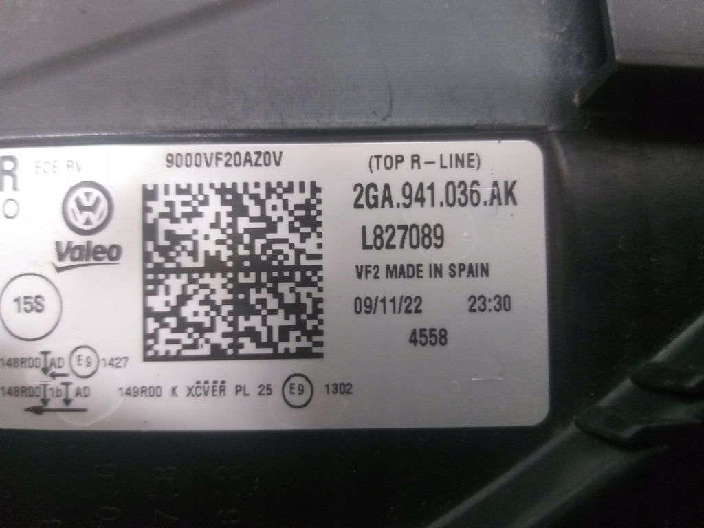 Frontscheinwerfer VW T Roc 2GA941036AK Full LED Rechts Scheinwerfer Headlight