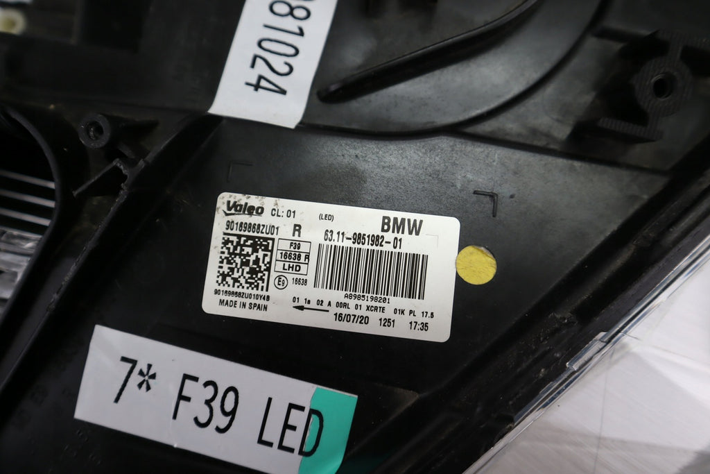 Frontscheinwerfer BMW X2 F39 9851982 LED Rechts Scheinwerfer Headlight SCH8497289249av