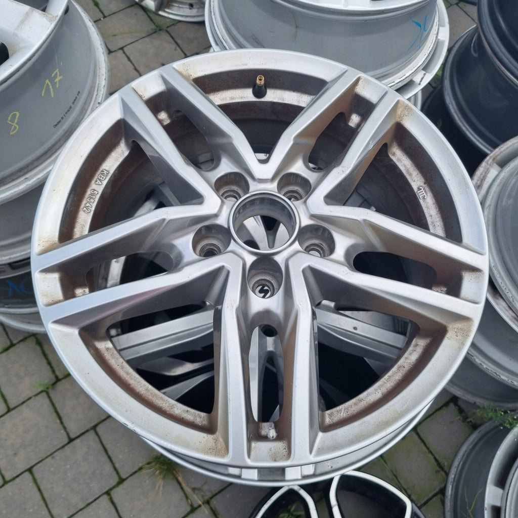 1x Alufelge 16 Zoll 6.5" 5x112 50ET Glanz Silber IKE656 Audi Rim Wheel FEL8435309102pp