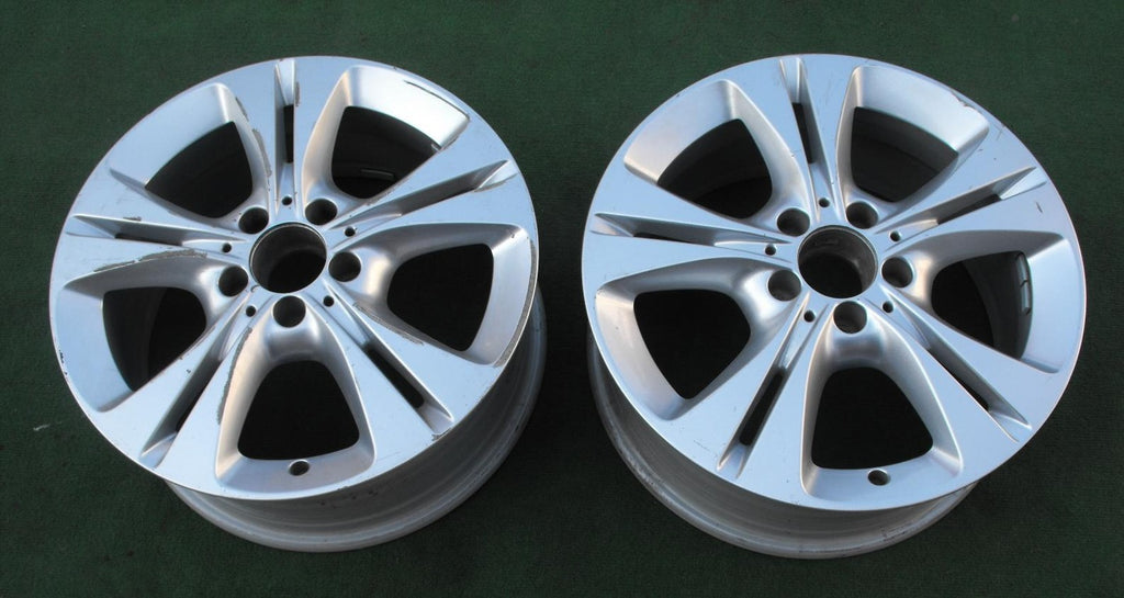 1x Alufelge 17 Zoll 7.0" 5x112 48ET Glanz Silber A2054014300 Mercedes-Benz