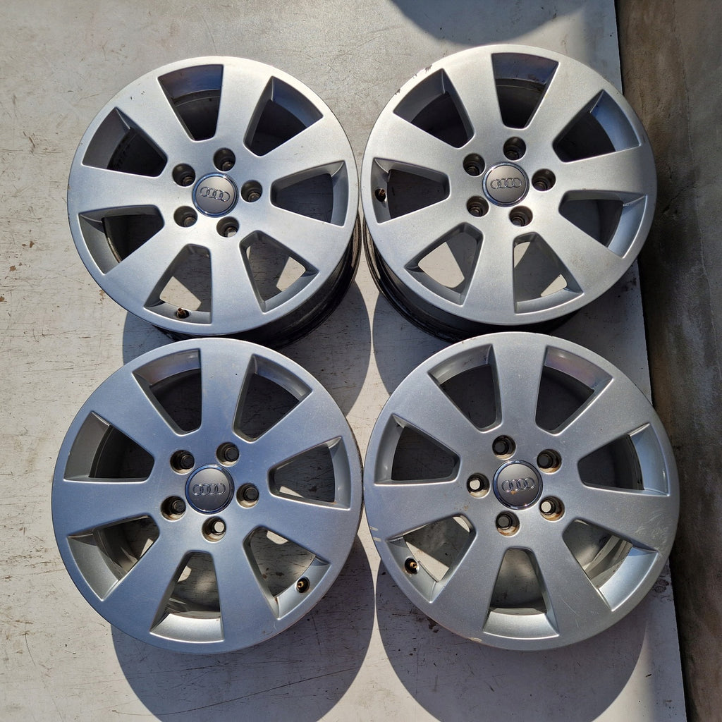 4x Alufelge 16 Zoll 6.5" 5x112 50ET 8P0601025A Audi A3 Rim Wheel