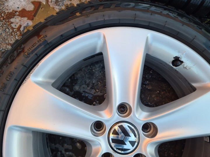 4x Alufelge 17 Zoll 6.5" 5x112 39ET 5X17ET39 3C8601025F VW Passat Cc Rim Wheel FEL2079244493tb