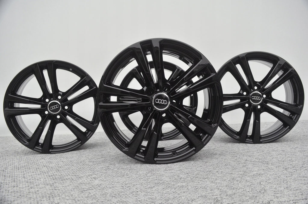 4x Alufelge 18 Zoll 7.5" 5x112 Schwarz Audi C5 B6 B7 Rim Wheel FEL3477735949wh