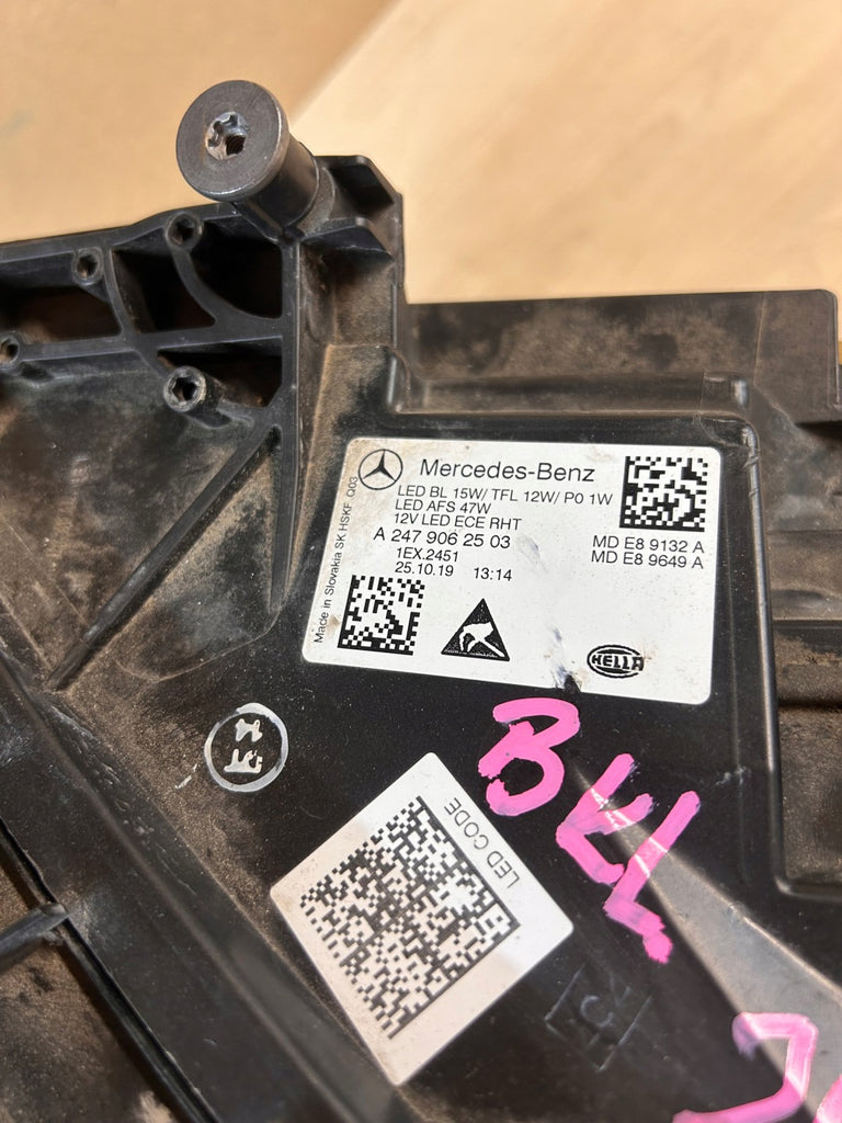 Frontscheinwerfer Mercedes-Benz W247 A2479062503 1901190904 Links Headlight SCH5114287744ss