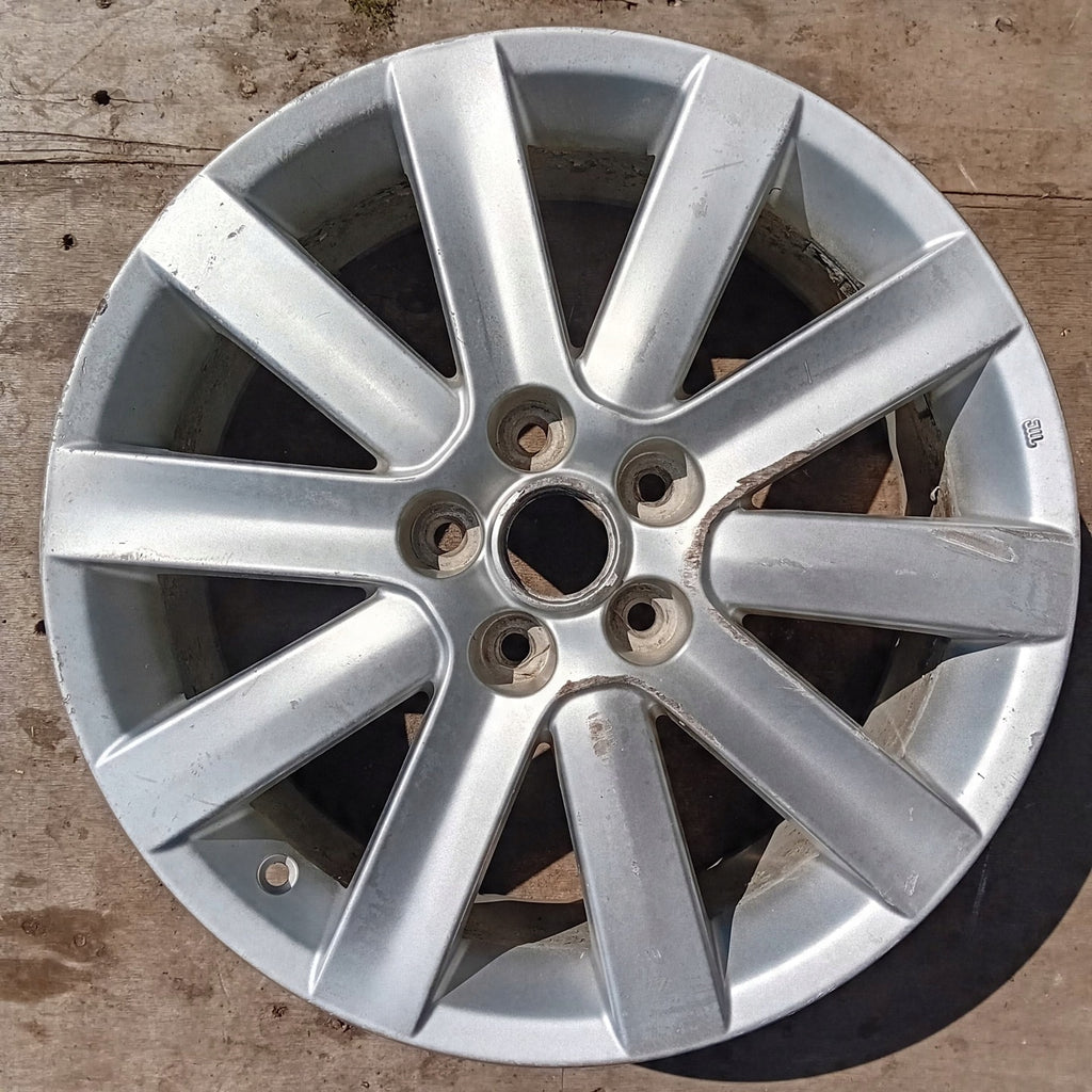 1x Alufelge 18 Zoll 7.0" 5x114.3 52 5ET Glanz Silber 9965097080 Mazda 3