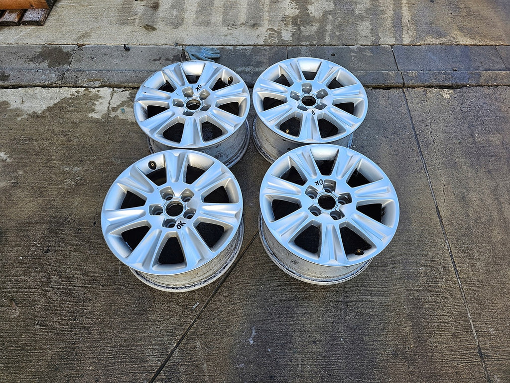 4x Alufelge 15 Zoll 6.5" 5x100 34ET Glanz Silber 8X0601025 Audi A1 Rim Wheel