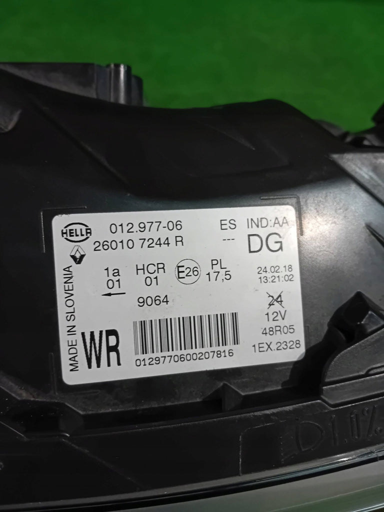 Frontscheinwerfer Renault Captur I 260107244R Rechts Scheinwerfer Headlight SCH5225762131en