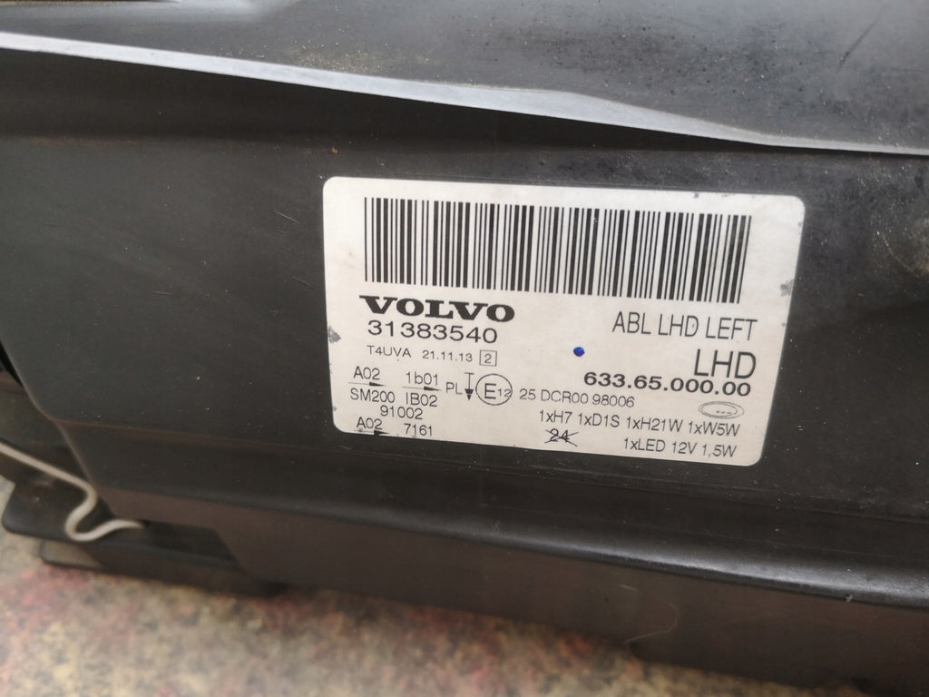 Frontscheinwerfer Volvo S80 V70 III Xc70 31383540 Links Scheinwerfer Headlight SCH3544986087ib