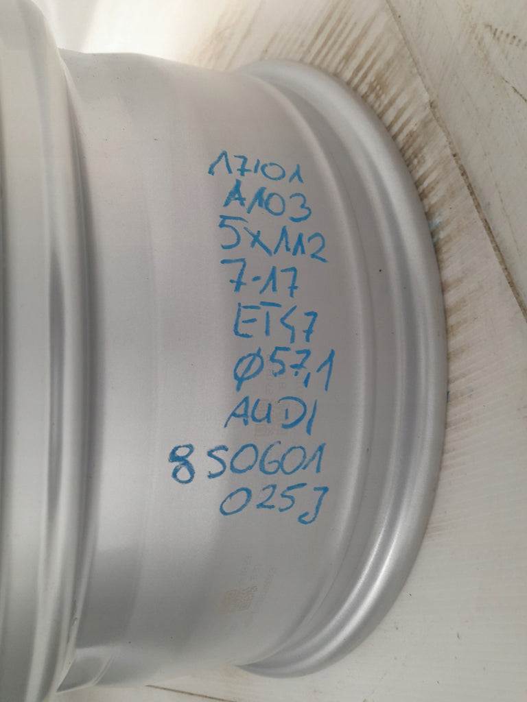 1x Alufelge 17 Zoll 7.0" 5x112 47ET Glanz Silber 8S0601025J Audi Rim Wheel FEL4745525659sr