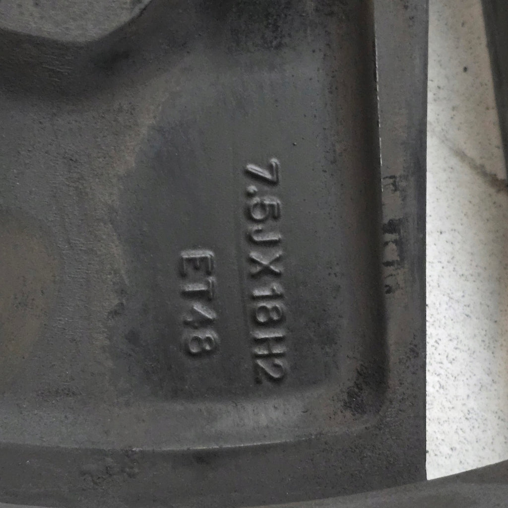 1x Alufelge 18 Zoll 7.5" 5x112 48ET Glanz 5E3601025AD Skoda Octavia Iv Rim Wheel