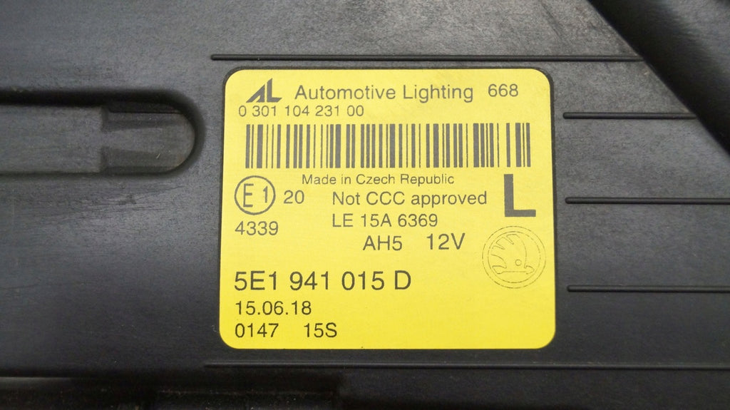Frontscheinwerfer Skoda Octavia III 5E1941015 LED Ein Stück (Rechts oder Links) SCH6939463725tf