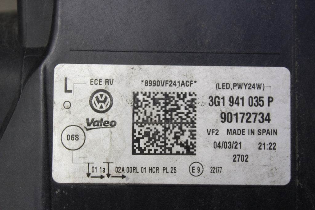Frontscheinwerfer VW Passat B8 3G1941035P LED Links Scheinwerfer Headlight SCH9695343969lm