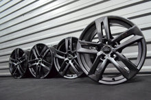 Laden Sie das Bild in den Galerie-Viewer, 4x Alufelge 17 Zoll 7.0" 5x112 42ET Schwarz Audi B6 B7 Rim Wheel FEL3161850127mx