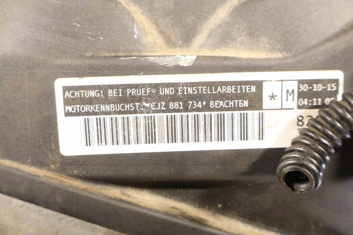 Motor Skoda Fabia III CJZC CJZD 1.2 TSI 88PS 2015 Engine Unkomplett MOT8913483926mm