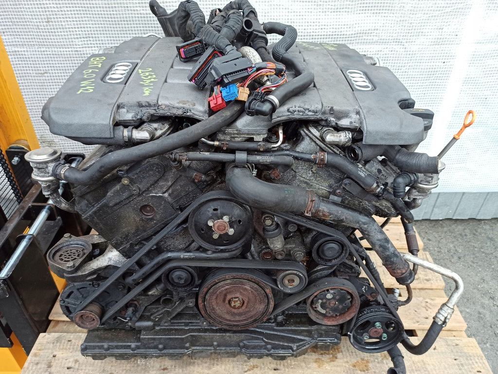 Motor Audi A8 BHT 6.0 450PS 331kW 263TKm Benzin Engine Komplett