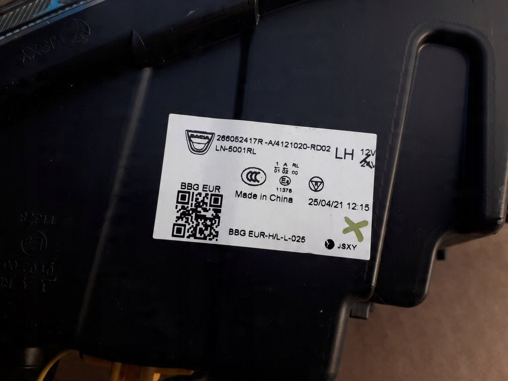 Frontscheinwerfer Dacia Spring LED Links Scheinwerfer Headlight