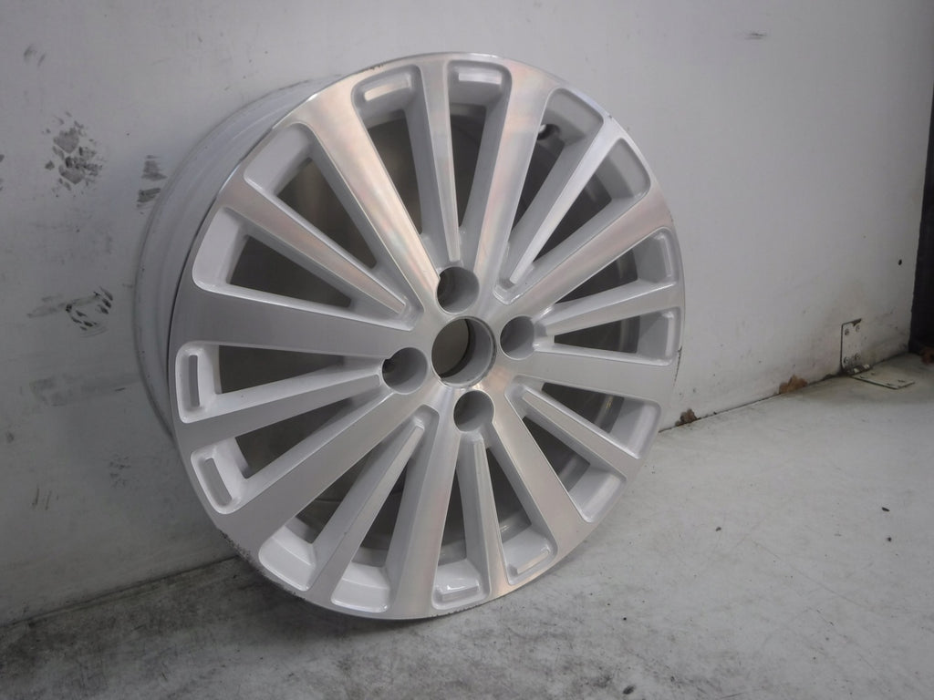 1x Alufelge 16 Zoll 7.0" 4x100 37ET Glanz Weiß 403007684R Dacia III 1 Twingo FEL8417990013lv