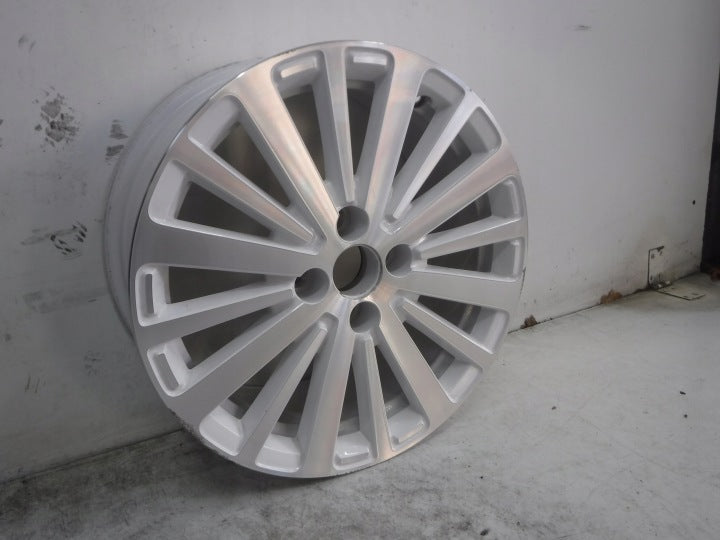 1x Alufelge 16 Zoll 7.0" 4x100 37ET Glanz Weiß 403007684R Dacia III 1 Twingo FEL8417990013lv