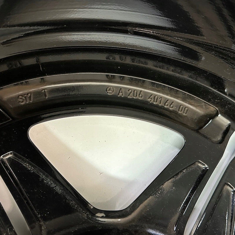 1x Alufelge 18 Zoll 9.0" 5x112 58ET Schwarz A2064016600- Mercedes-Benz Rim Wheel