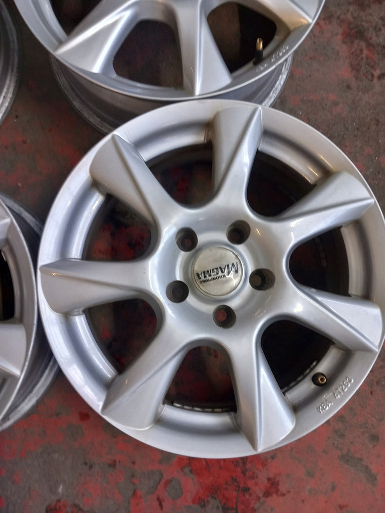 4x Alufelge 16 Zoll 6.5" 5x114.3 40ET Hyundai I I40 Outlander Rim Wheel FEL7212860503gm