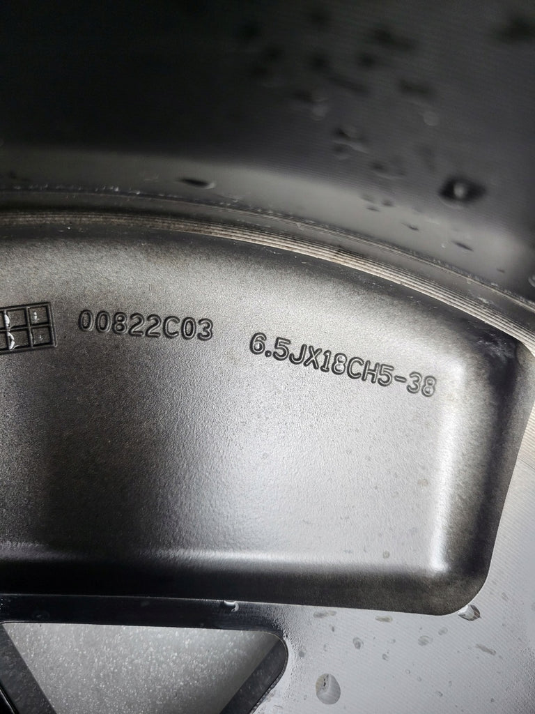 1x Alufelge 18 Zoll 6.5" 5x114.3 38ET Glanz Silber 403008515R Renault 5 FEL9509858385bj