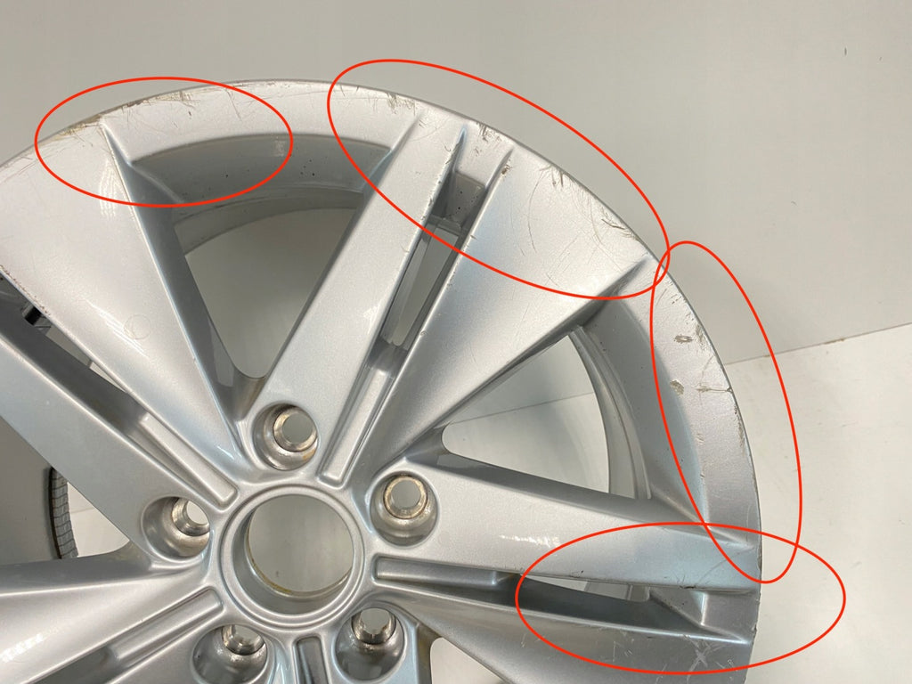 1x Alufelge 18 Zoll 7.5" 5x112 51ET Glanz Silber 5H0601025 VW Golf Viii FEL7864237964id