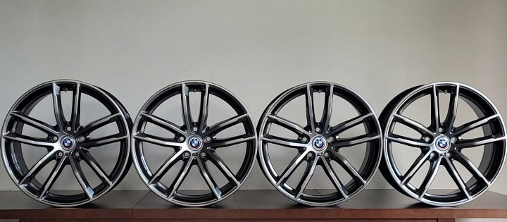 4x Alufelge 18 Zoll 8.0" 5x112 30ET 7855081 BMW 5 G31 3 G21 G30 G22 Rim Wheel FEL7028167581gk