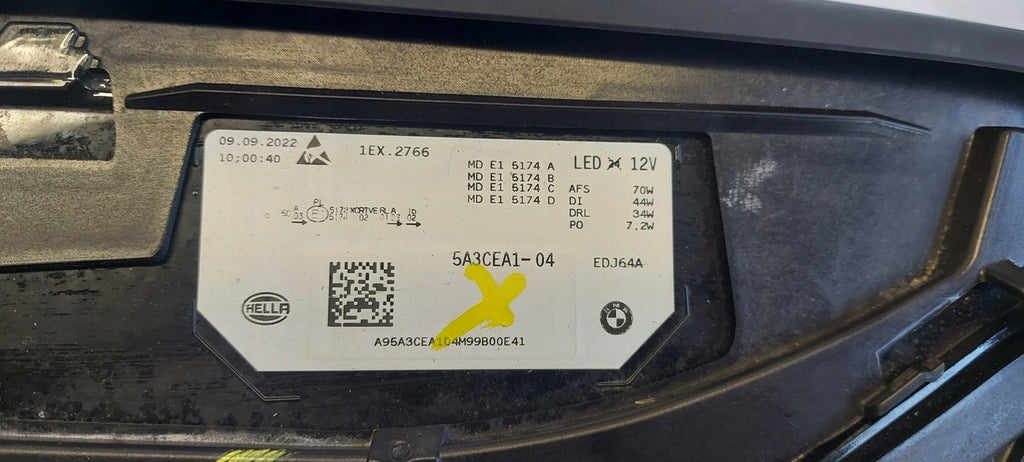 Frontscheinwerfer BMW IX I20 5A3CEA1 Laser Links Scheinwerfer Headlight SCH1902488948sp