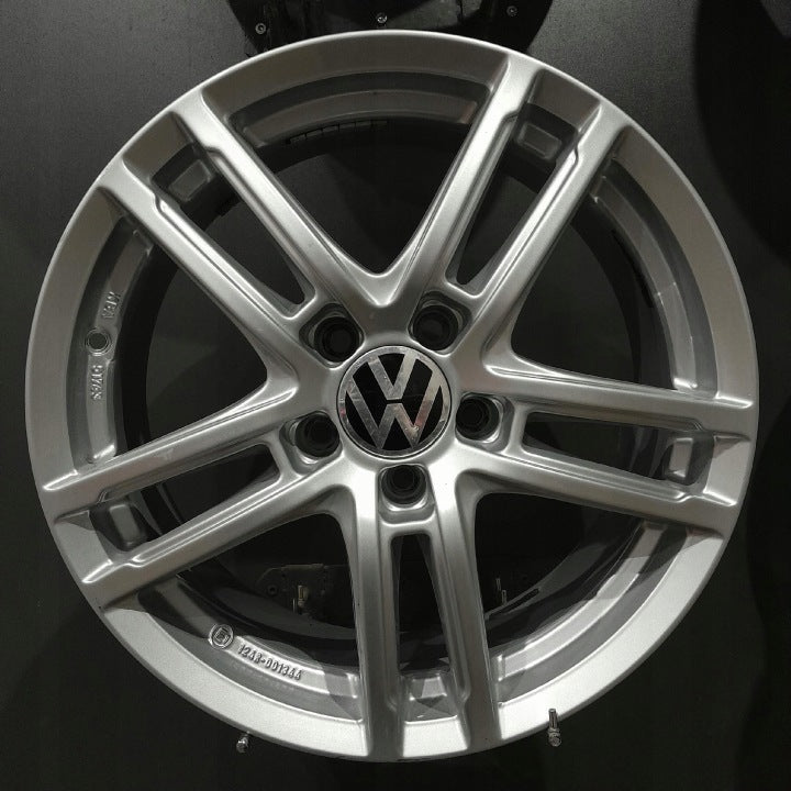4x Alufelge 17 Zoll 7.0" 5x112 48 5ET Glanz Silber Rim Wheel FEL8509579254eh