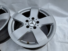 Laden Sie das Bild in den Galerie-Viewer, 4x Alufelge 16 Zoll 7.5" 5x112 37ET Glanz Silber Mercedes-Benz Rim Wheel FEL3262861584sj