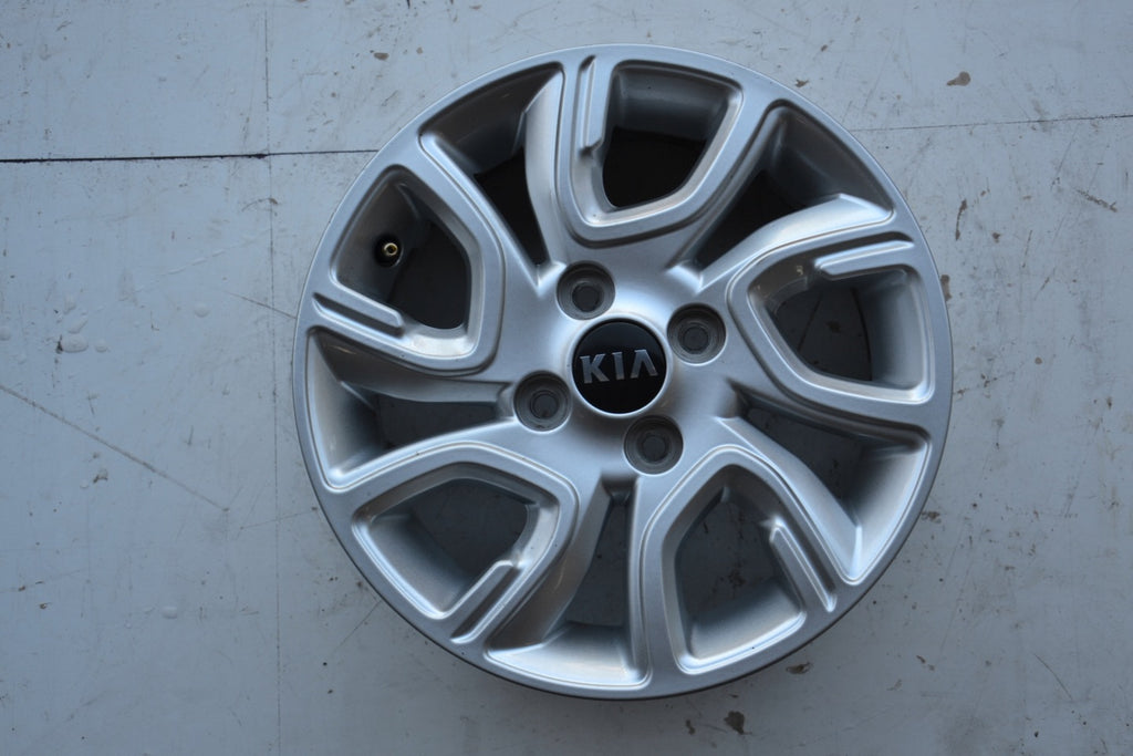 1x Alufelge 14 Zoll 5.5" 4x100 45ET Glanz Silber 52910-G6200 Kia Picanto FEL1244097547uy