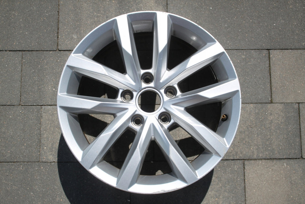 1x Alufelge 16 Zoll 6.5" 5x112 41ET Glanz Silber 3G0601025 VW Passat B8