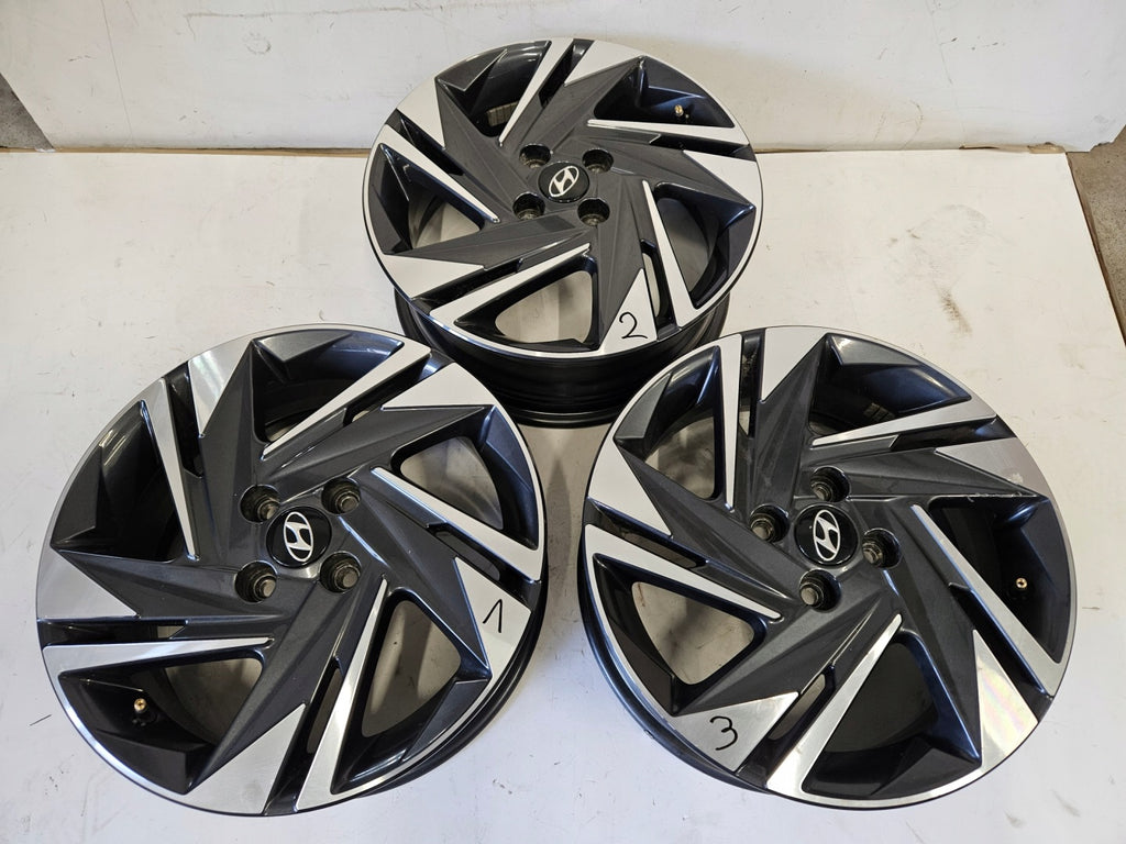 1x Alufelge 16 Zoll 6.0" 4x100 50ET Glanz 52910-Q0200 Hyundai I10 III I20 FEL1471898455pl