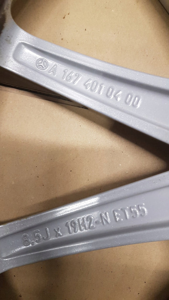 1x Alufelge 19 Zoll 8.5" 5x112 55ET Silber Mercedes-Benz Gle V167 Rim Wheel FEL2783535432qg