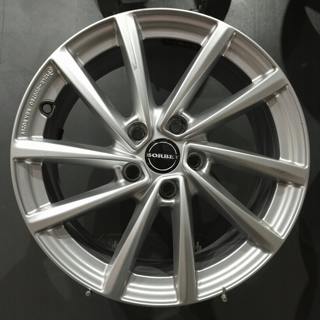 4x Alufelge 17 Zoll 7.0" 5x112 47ET Glanz Silber KBA50269 VW Golf V I Jetta FEL2332865356le